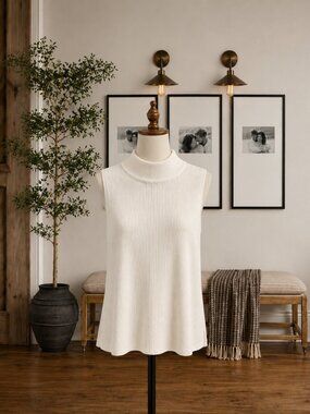 Croft & Barrow Ladies Large Cream Tank